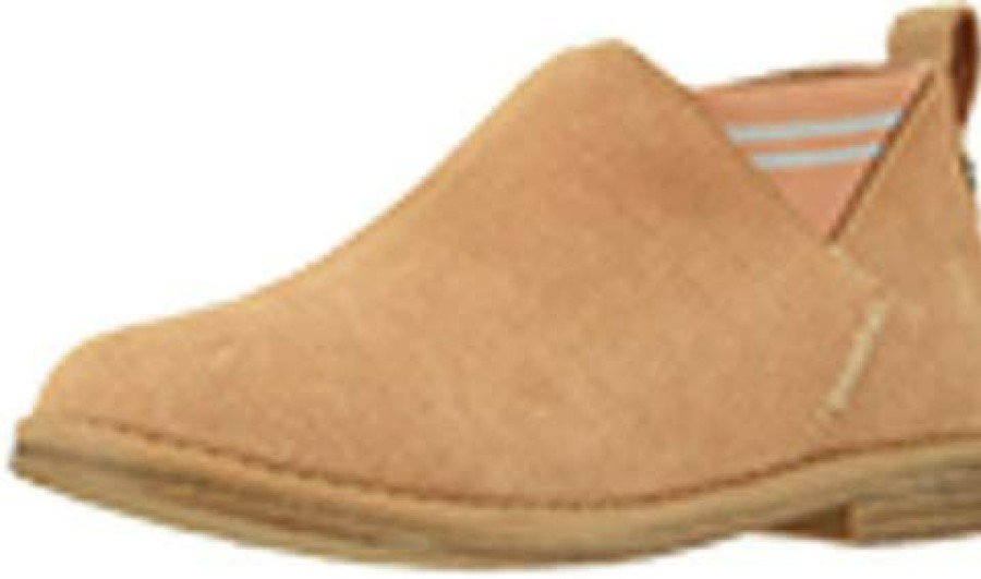 Girl * | Toms Girls Leilani Bootie Honey Suede