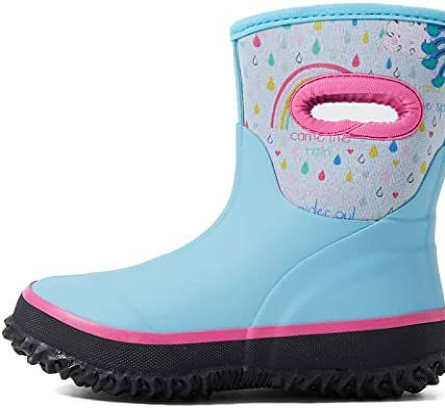 Girl * | Pennysue Kids Toddler Neoprene Rain Boots Muck Mud Waterproof Boots Warm Winter Boots For Boys & Girls Cute Spider