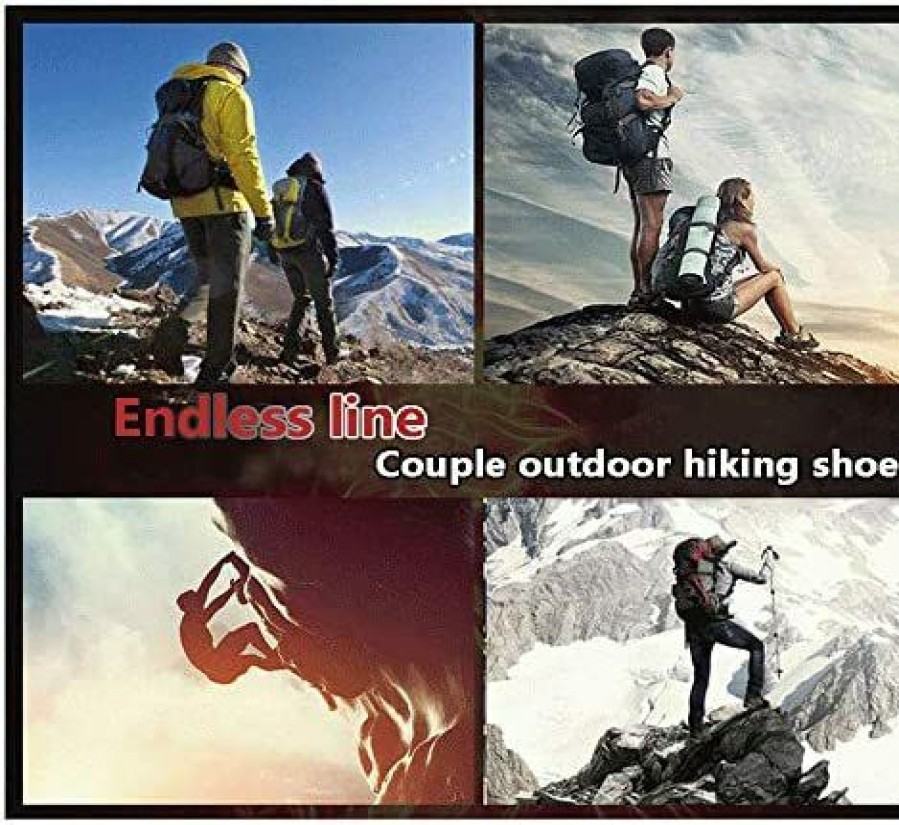 Men * | Facai New Hiking Bootsmountain Sports Boots Climbing Sneakers+Insoles,Hunting Boots Hot Style Men Hiking Shoes Winter Outdoor, 42 Black