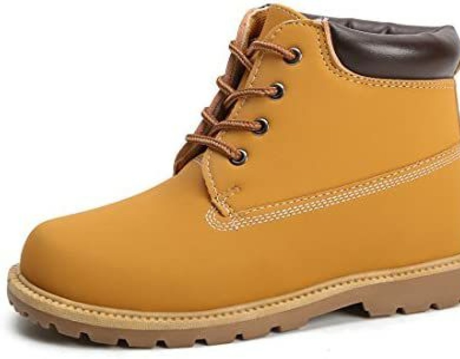 Girl * | Hawkwell Kids Classic Ankle Boots Work Boots(Toddler/Little Kid) Wheat